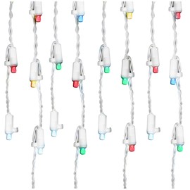 Brite Star Icicle Lights, Multicolor/White
