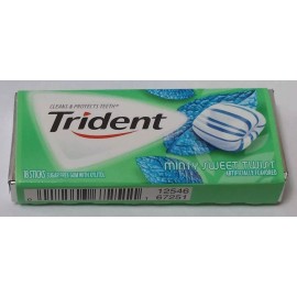 Trident Sugar Free Xylitol Gum Minty Sweet Twist 2 Box Deal (14-Piece, 24-Pack)