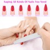Lima de uñas: 100/180 Gritfor Nails, 10 unidades Zebra Double