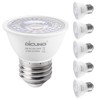 DiCUNO PAR16 LED Bulb 60W Equivalent, 6W Short Neck Spotlight