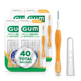 GUM Proxabrush Go-Betweens Ultra Tight Brushes, 10 Count (4 Pack)