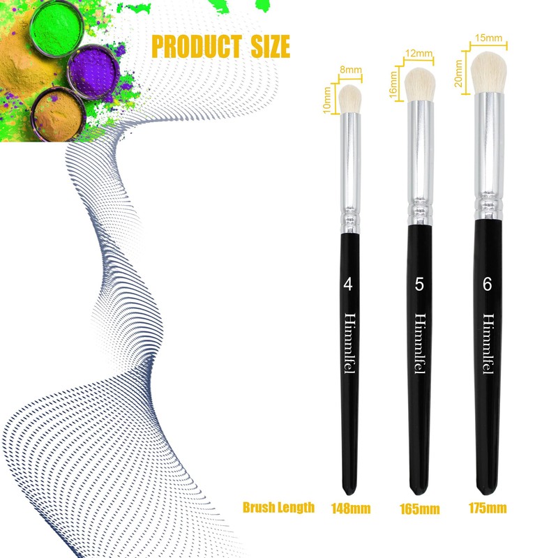Himmlfel Dry brush Set，3 Size Dry Brush Miniature Painting，Professional Dry