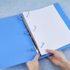 SUPERFINDINGS 4PCS 3-Ring Binder Mechanism A4 Notebook Mechanism Replacement Kit
