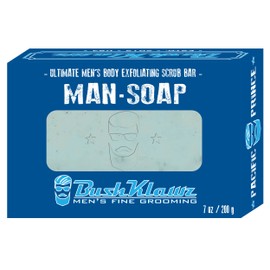 BushKlawz PACIFIC PRINCE BIG BRICK Exfoliating MAN SOAP - Deep Clean Your Skin, Remove Dead Cells, and Moisturize with Natural Oils - 200g / 3 Pack