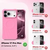 COFFKER - Funda compatible con 17 Pro Max, [cobertura de