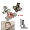 LIKERAINY 95Deg Full Overlay Face Frame Hinge 35mm with Hydraulic