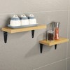 Sayayo London Style Shelf Bracket, Shelf Support Corner Brace Angle