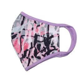 Weri Spezials face mask mouth mask, bandana, multifunctional cloth, dust mask, mouth, breath, dust, face cloth, mouth and nose mask. For hiking sports and leisure (L, Sakura)