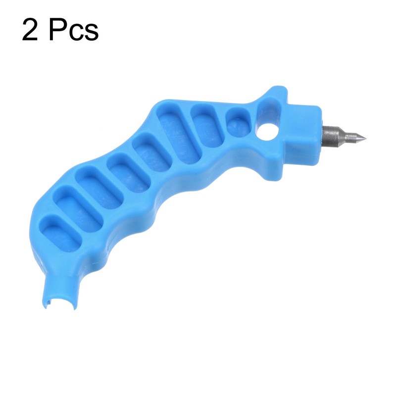 HARFINGTON 2Pcs 2-in-One Drip Irrigation Tubing Hole Punch 4mm for