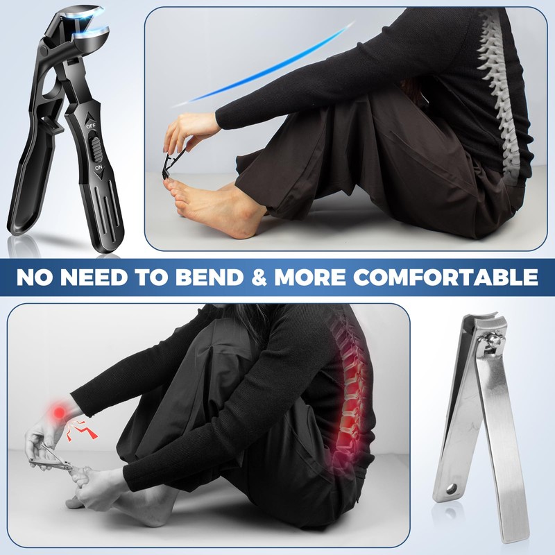 Toenail Clippers Stocking Stuffers 2025 Gifts for Men Women, Upgrade