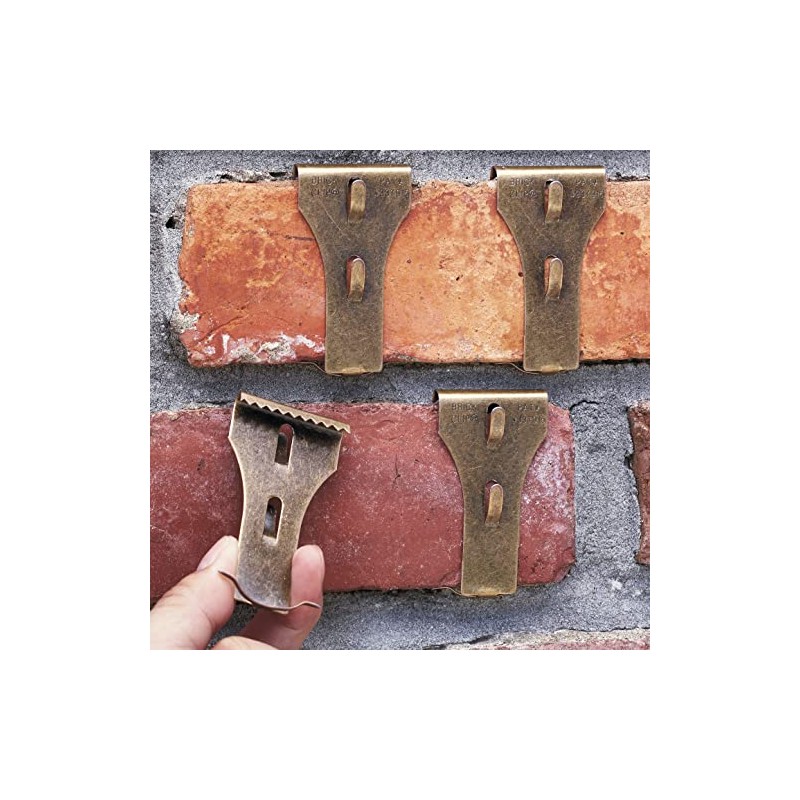 The Lakeside Collection Brick Hook Clips (4 Pack) for Outdoor