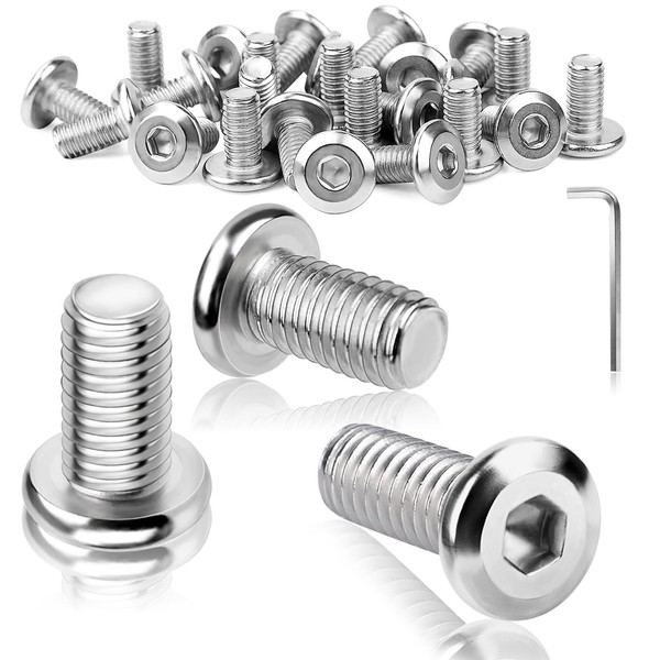 TXXATX Pack of 25 M4 Flat Head Screws M4 x