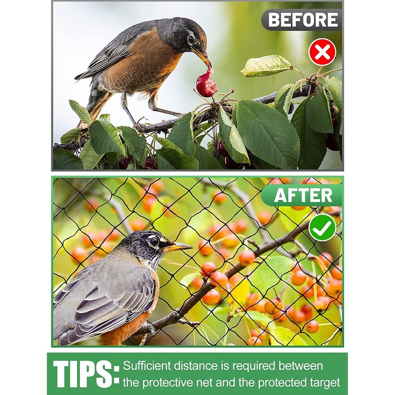 Bird Protective Net Light Weight Reusable Protect Fruit Tree Net