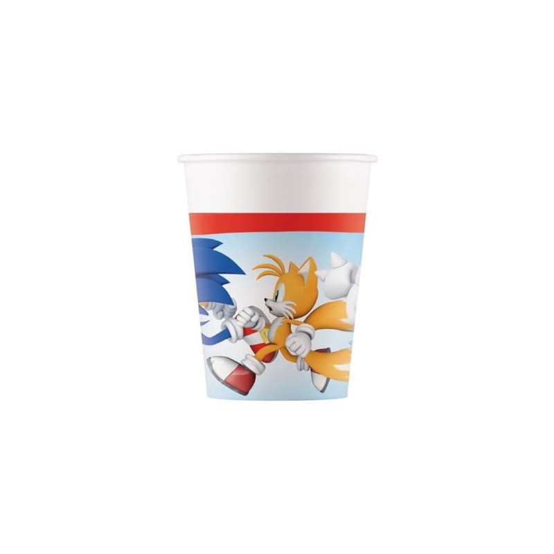 ALMACENESADAN 8435510323158 2315 Pack Party or Birthday Sonic 8 Paper