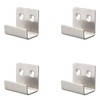 20mm Ceramic Tile Display Hooks Stainless Steel Flat J Hooks
