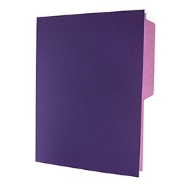 Pendaflex C0025 1/2 VI Fólder de Color Bitono Tamaño Carta Ceja 1/2, Paquete de 25, Color Violeta