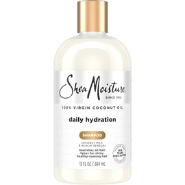 SHEA MOISTURE Daily Hydration Shampoo, Blanco, Coco, 384 Mililitro