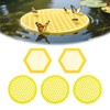 5 Pack Floating Bee Islands, Foam Bee Watering Stations &