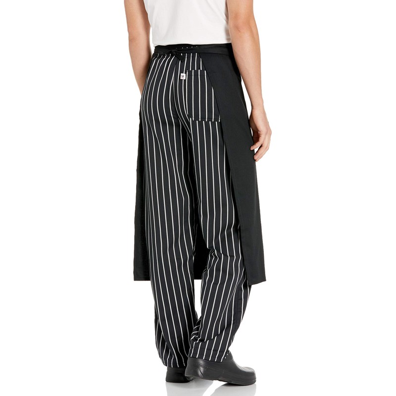 Uncommon Threads Unisex 2 Section Pocket Bistro, Black, One Size