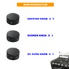 GABEROAD [Upgraded RV Gas Range Oven Knob Replacement Compatible with