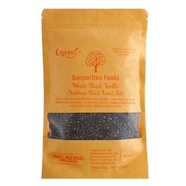 BanyanTree Foods Pure Black Lentil (Makhani Urad Dal), 500g~All Natural, Indian Origin | Unpolished