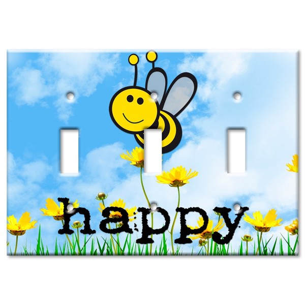 Art Plates - Triple Gang Toggle Oversize Switch/Over Size Wall