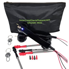 Loop Check® Phones Electrician Continuity Test Set TE001-BM with Magnets
