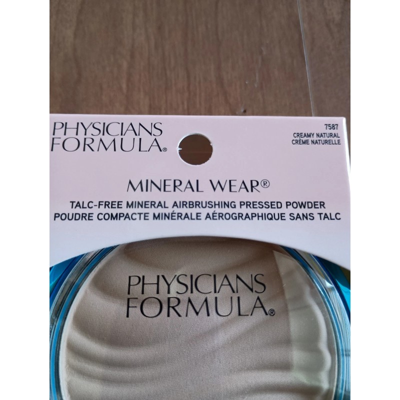 Physicians Formula Mineral Wear Women's Talc-Free Pressed Powder Creamy Natural