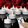 Paichi Tea Lights Candles Battery Operated with Remote Control, 24Pcs