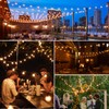 Mlambert 300Ft(3x100Ft) LED Outdoor String Lights Dimmable Waterproof G40 Globe