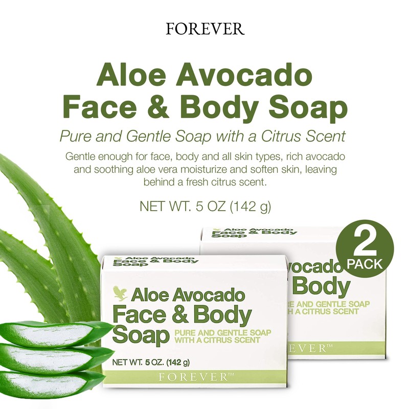 Forever Living - Aloe Avocado Face and Body Soap -
