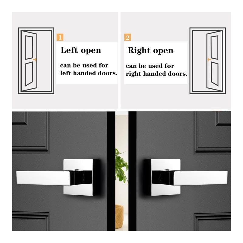 Probrico Dummy Lever Door Handle Square Non-Turning Single Side Pull