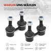 Frankberg 2 x Stabiliser Link Rod Rear Axle Compatible with