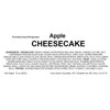 Andy Anand Fresh Baked Gourmet Apple Cheesecake 9" Preservative-F