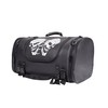 Medium Motorcycle Sissy Bar Bag with Reflective Skulls and Rain