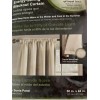 Style Selections Energy Savings Black Out Curtains 50”x 84”