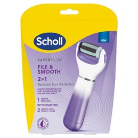 Scholl Expert Care File & Smooth 2 in 1 Electronic Foot File System