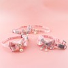4 PCS Pink Bow Cat Collars Cute Kitten Collar Breakaway