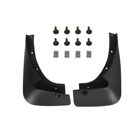 A-Premium Set of 2PCS Mud Flaps Splash Guards Mudguards Mudflaps with Hardware Kits Accessory Compatible with Mazda CX-7 2007-2012, Sport Utility, Black Color, Front LH RH