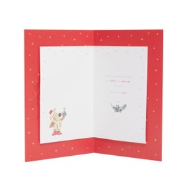 Boofle Embellished Loveliest Mum Ever Cute Bauble Christmas Greeting Card