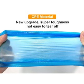 iDopick Shoe Covers Disposable Recyclable,100 Pack(50 Pairs) Waterproof Shoe Covers Non Slip Protectors Covers Durable Shoe Booties for Indoors