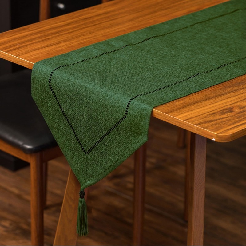 Aomiryo Table Runner Stylish Nordic Lace Border Table Runner Table