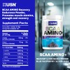 USN Suplementos BCAA Amino + Suplemento, Frambuesa Azul, 11 oz