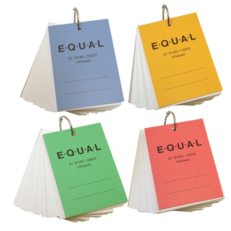 Life Equal Word Card A7 Size Plain [Pink] P320D