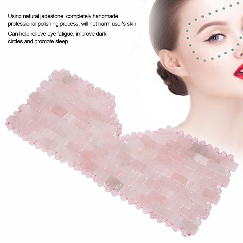 Eye Relax Mask Face Massager Natural Jadestone Reduce Dark Circle