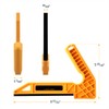 POWERTEC Tandem Featherboard and L-Push Stick Fits Table Saw, Router