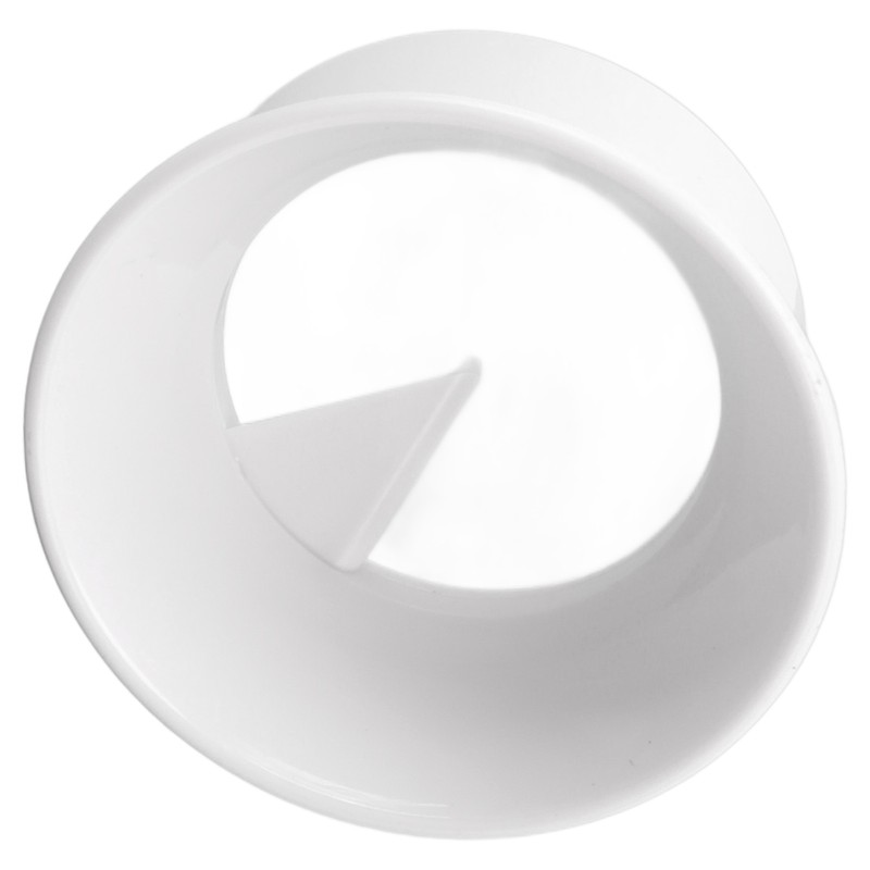 Rotary Powder Disperser Splashproof PC Plastic Powder Distributor Dosing Ring