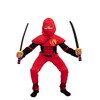 Magicoo Children's Ninja Costume Boys Size 92 to 140 Red