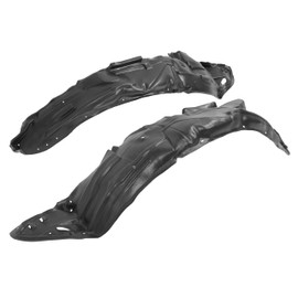 KUAFU Front Inner Fender Liner Set Compatible with 2006-2011 Honda Civic Coupe Replacement for HO1250106 HO1251106 74101SVAA00 74151SVAA00 Wheel Liner Splash Guard Driver and Passenger Side