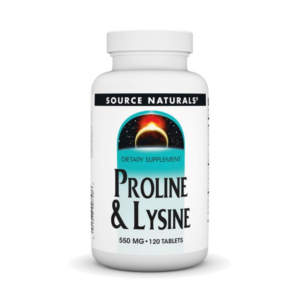 Source Naturals Source Naturals Proline & Lysine, 550 mg -